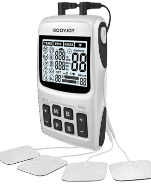 ROOVJOY R-C101A: Dispositivo 4 en 1 para Alivio Integral del Dolor (TENS+EMS+IFC+RUSS)