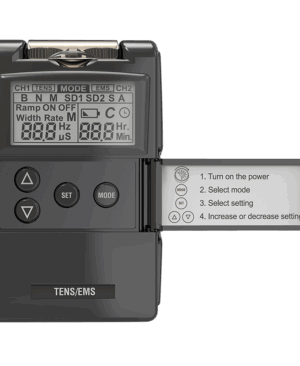 ROOVJOY R-C101F: DISPOSITIVO TENS+EMS CLÁSICO CON AJUSTE ANALÓGICO